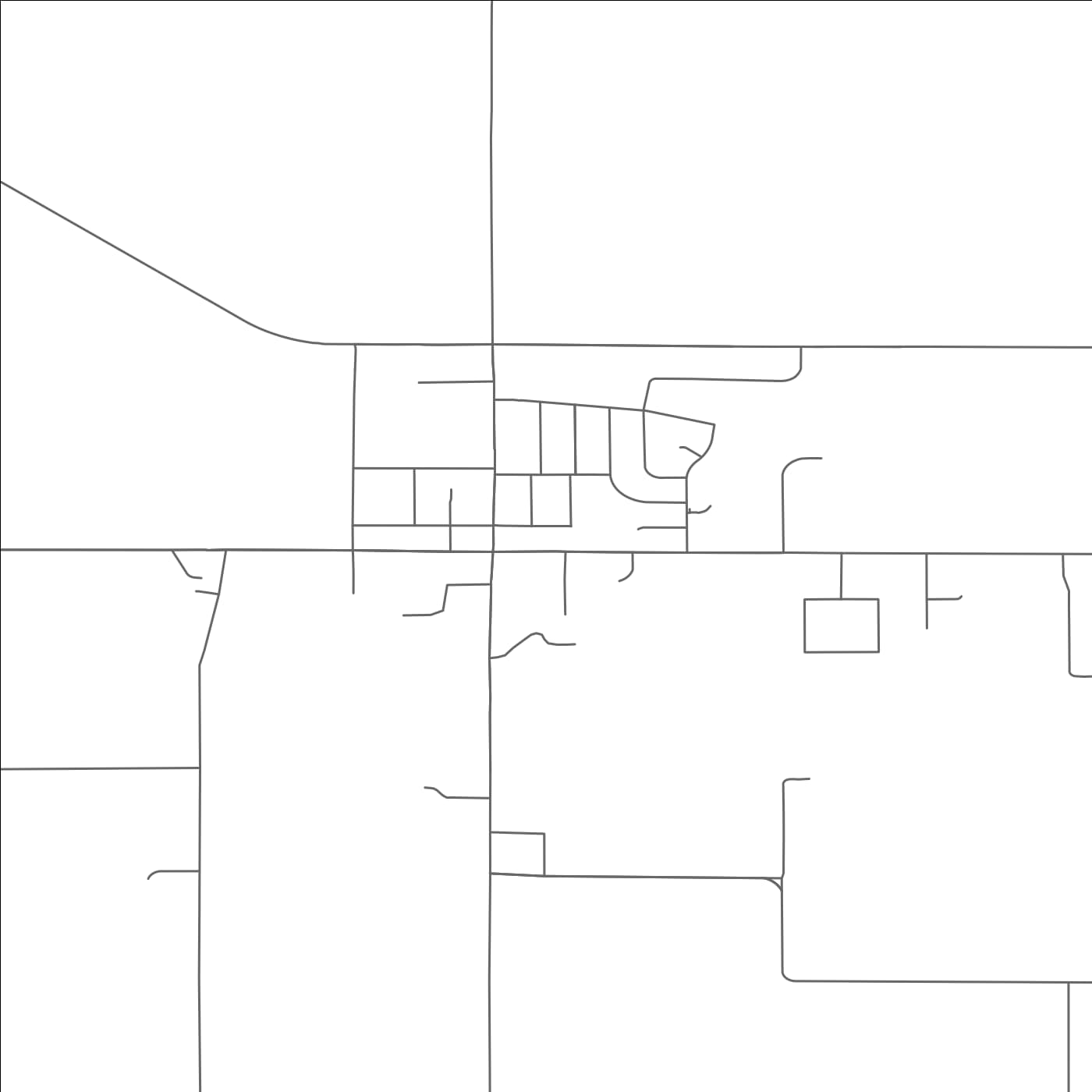 ROAD MAP OF ROSENDALE, WISCONSIN BY MAPBAKES