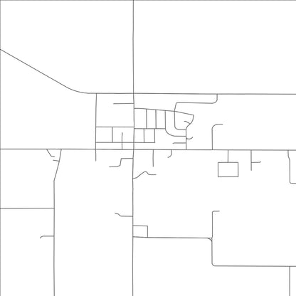 ROAD MAP OF ROSENDALE, WISCONSIN BY MAPBAKES