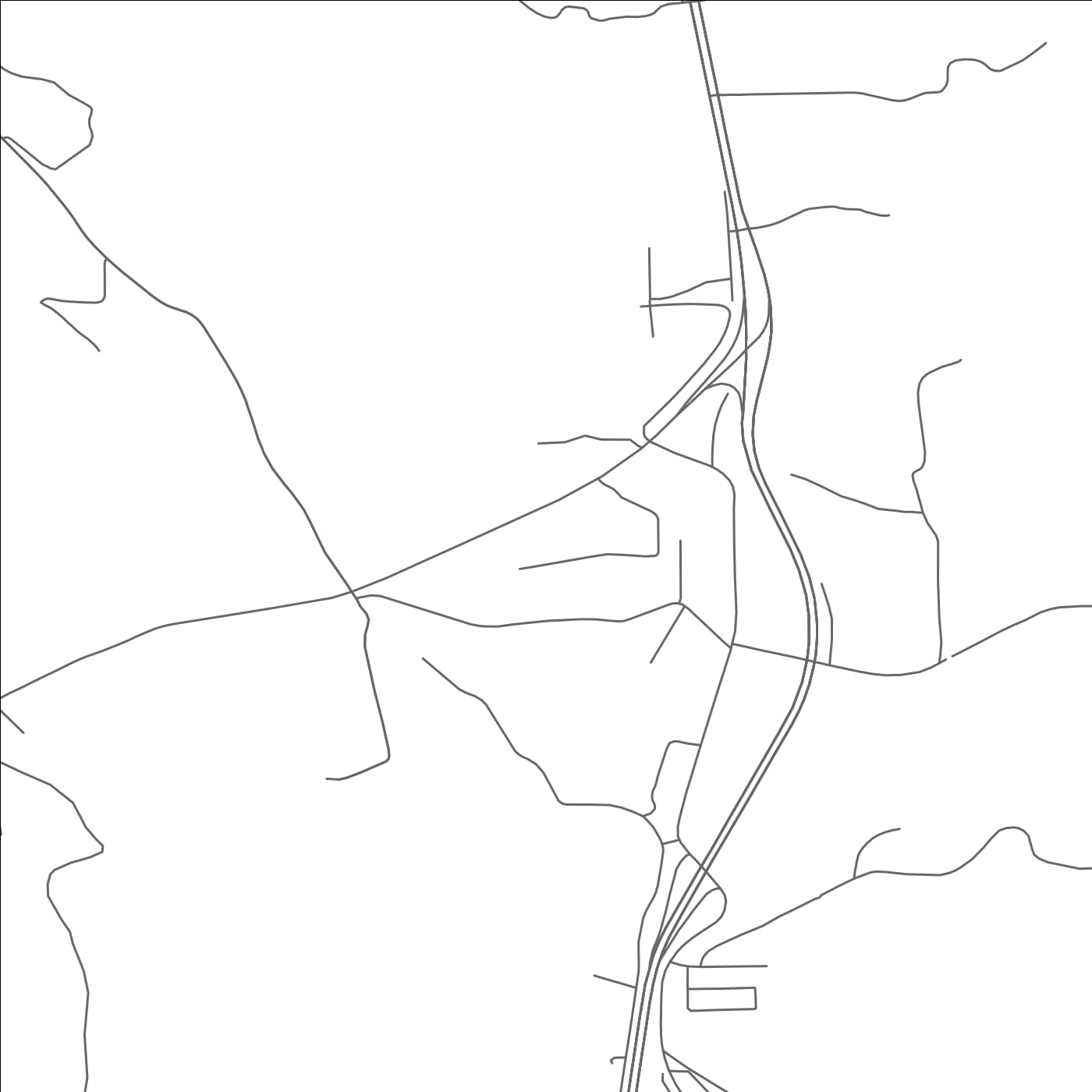 ROAD MAP OF SANDY HOOK, WISCONSIN BY MAPBAKES