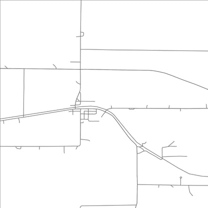 ROAD MAP OF SAXON, WISCONSIN BY MAPBAKES