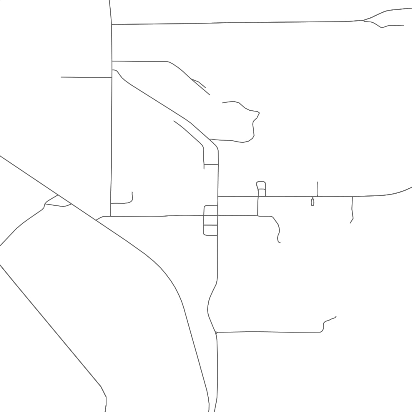 ROAD MAP OF SEXTONVILLE, WISCONSIN BY MAPBAKES