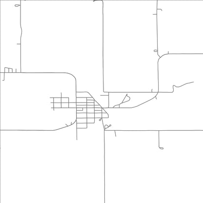 ROAD MAP OF SHELDON, WISCONSIN BY MAPBAKES