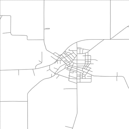 ROAD MAP OF SHULLSBURG, WISCONSIN BY MAPBAKES