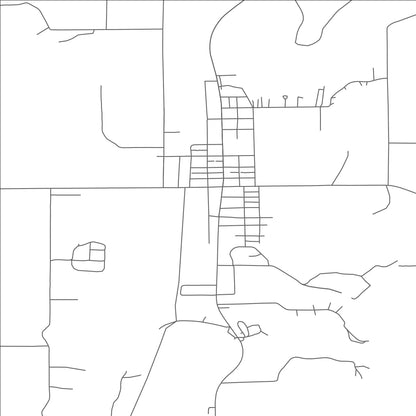 ROAD MAP OF SIREN, WISCONSIN BY MAPBAKES