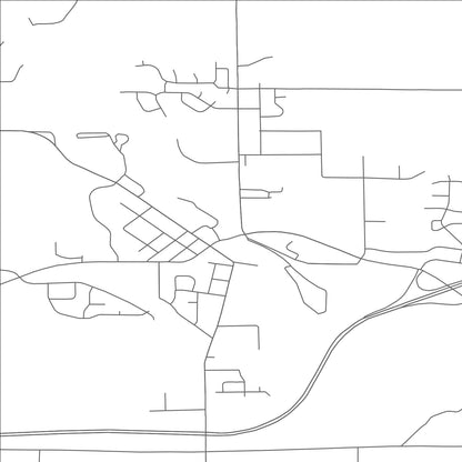 ROAD MAP OF SOMERSET, WISCONSIN BY MAPBAKES