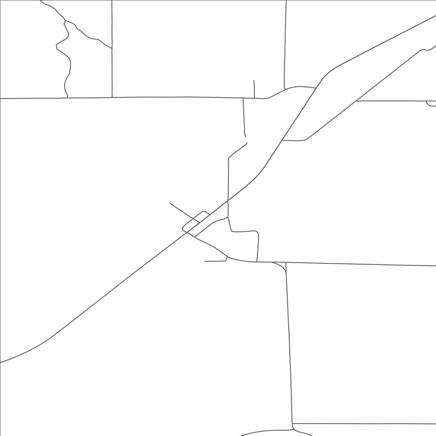 ROAD MAP OF SPRINGBROOK, WISCONSIN BY MAPBAKES