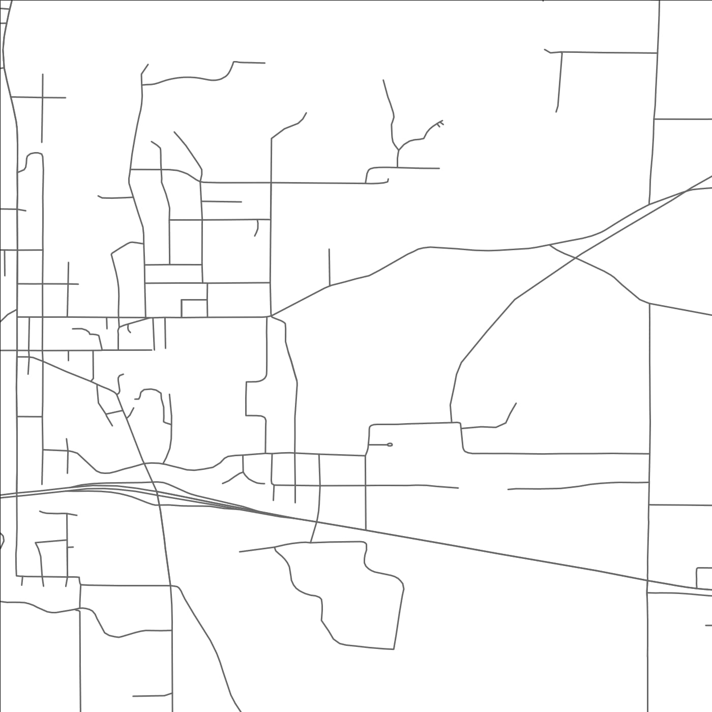 ROAD MAP OF ST. CROIX FALLS, WISCONSIN BY MAPBAKES