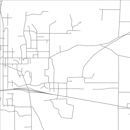 ROAD MAP OF ST. CROIX FALLS, WISCONSIN BY MAPBAKES