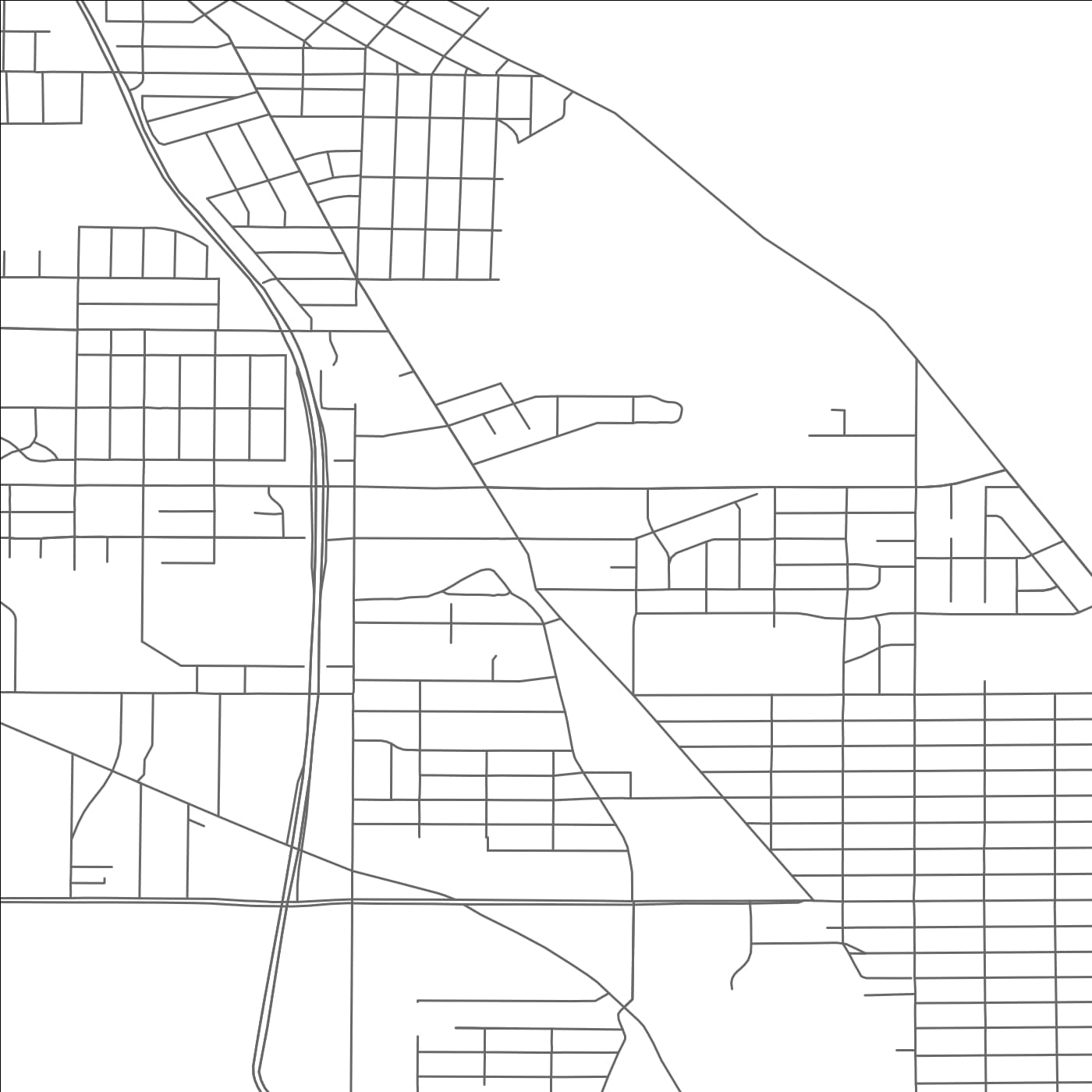 ROAD MAP OF ST. FRANCIS, WISCONSIN BY MAPBAKES