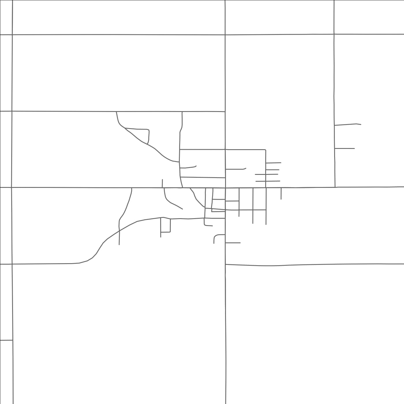 ROAD MAP OF ST. NAZIANZ, WISCONSIN BY MAPBAKES