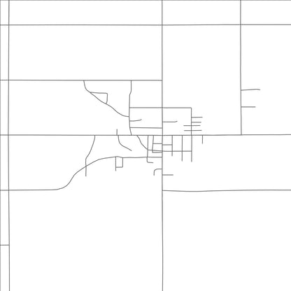 ROAD MAP OF ST. NAZIANZ, WISCONSIN BY MAPBAKES