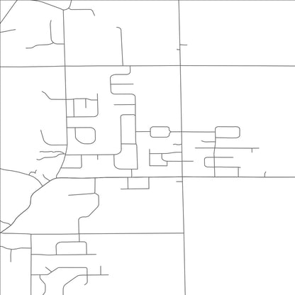 ROAD MAP OF ST. PETER, WISCONSIN BY MAPBAKES