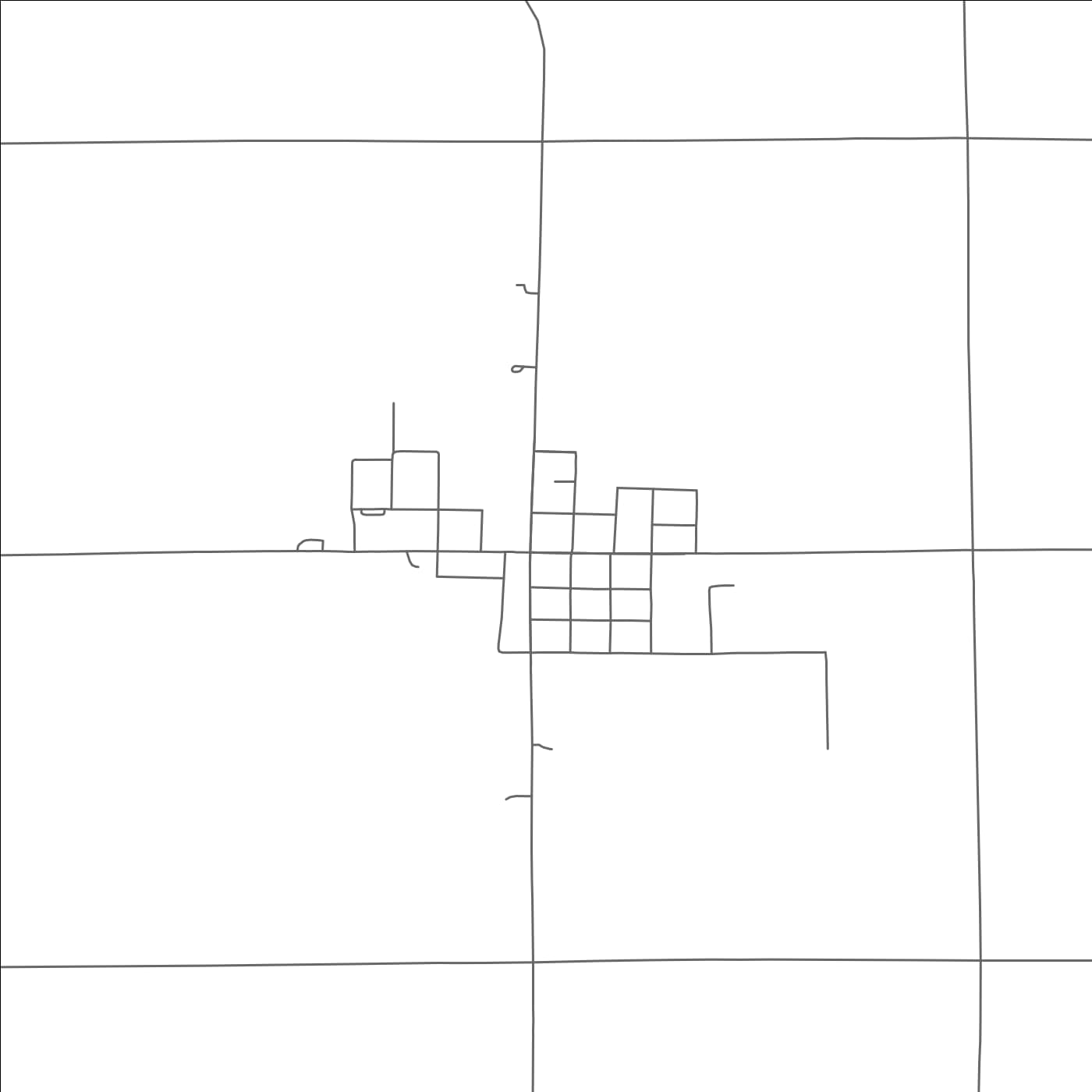 ROAD MAP OF STETSONVILLE, WISCONSIN BY MAPBAKES