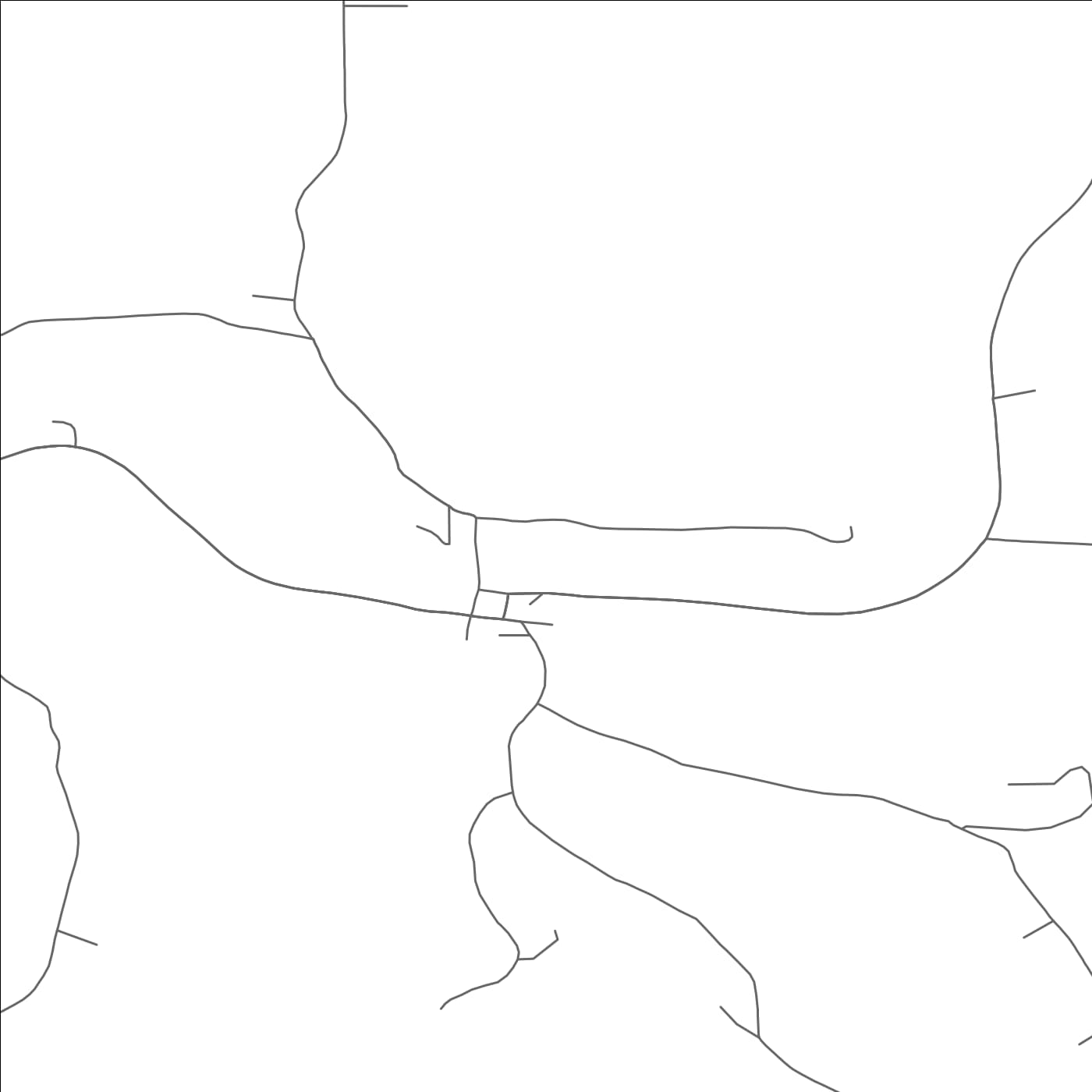 ROAD MAP OF STEUBEN, WISCONSIN BY MAPBAKES