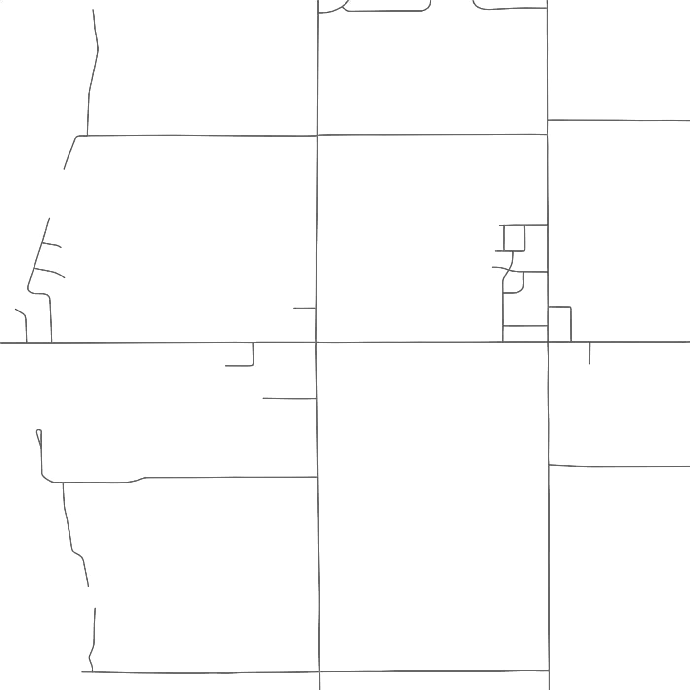 ROAD MAP OF STOCKBRIDGE, WISCONSIN BY MAPBAKES