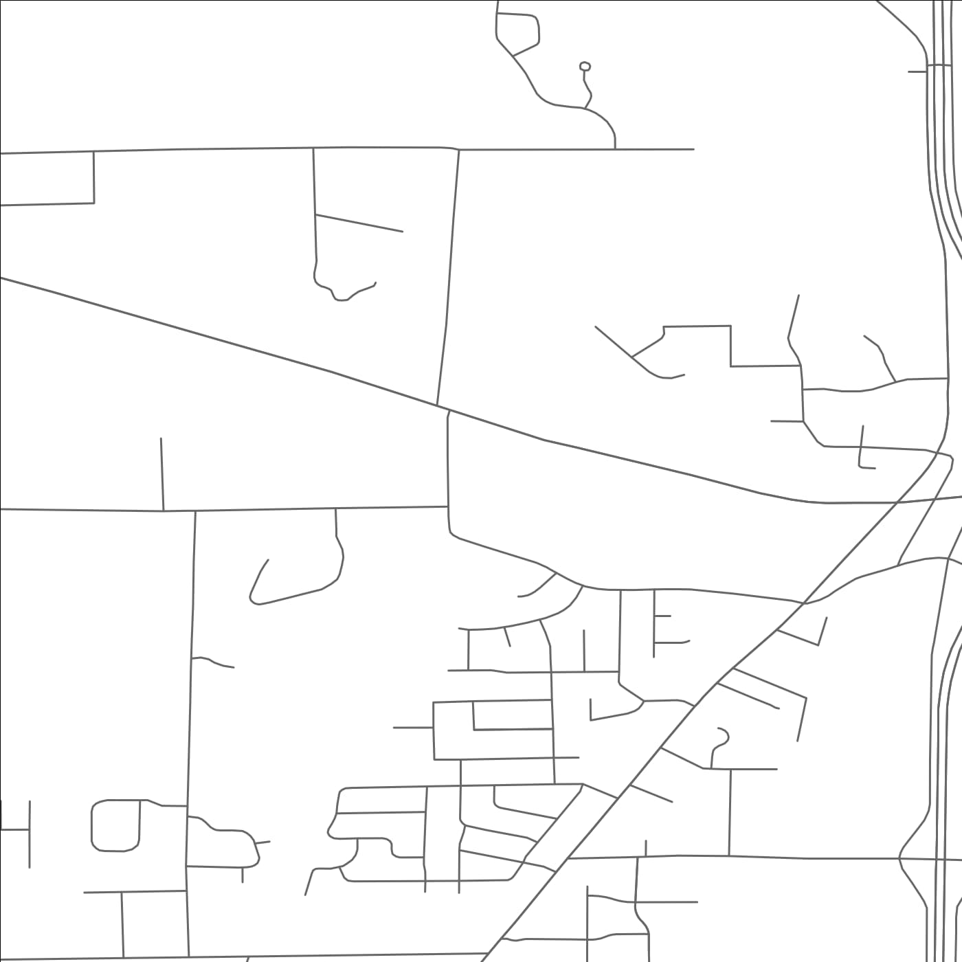 ROAD MAP OF SUAMICO, WISCONSIN BY MAPBAKES