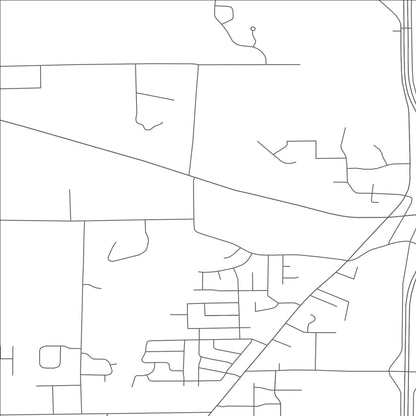 ROAD MAP OF SUAMICO, WISCONSIN BY MAPBAKES