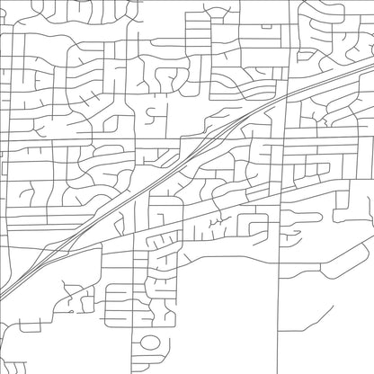 ROAD MAP OF SUN PRAIRIE, WISCONSIN BY MAPBAKES