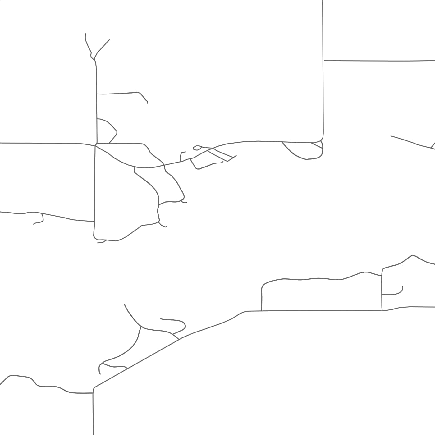 ROAD MAP OF TAINTER LAKE, WISCONSIN BY MAPBAKES