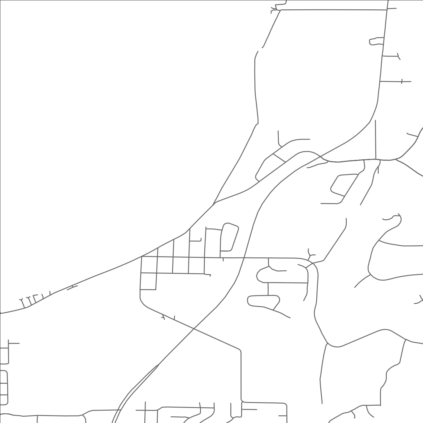 ROAD MAP OF TAYCHEEDAH, WISCONSIN BY MAPBAKES