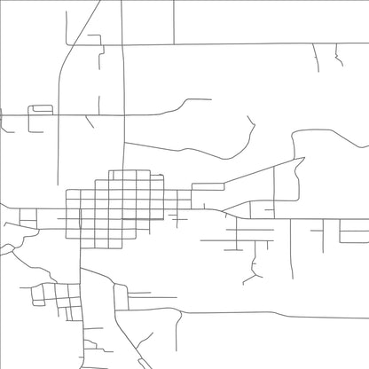 ROAD MAP OF TOMAHAWK, WISCONSIN BY MAPBAKES