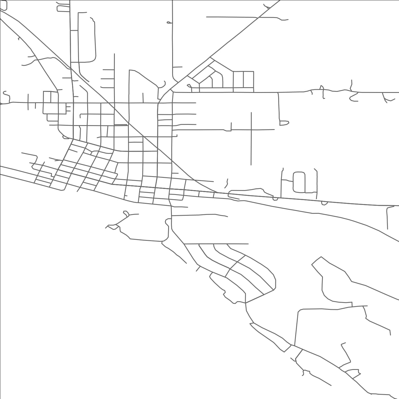 ROAD MAP OF TREMPEALEAU, WISCONSIN BY MAPBAKES