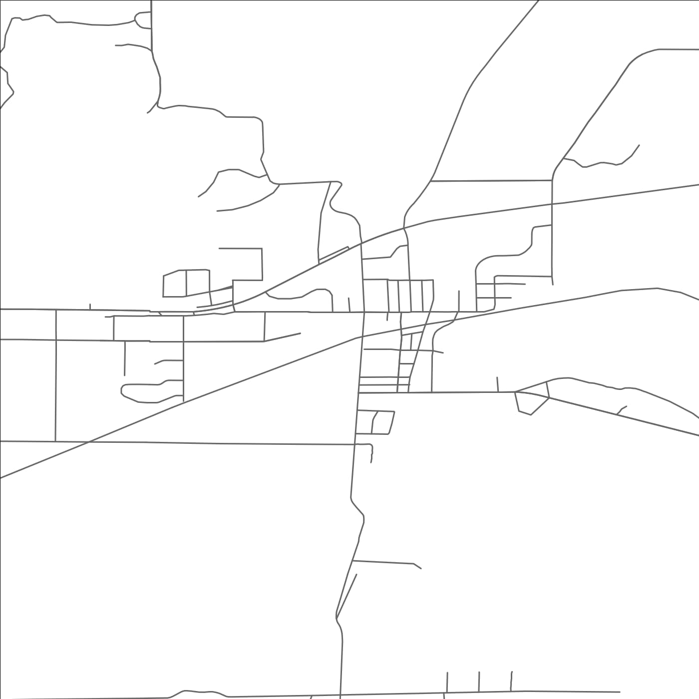 ROAD MAP OF TURTLE LAKE, WISCONSIN BY MAPBAKES