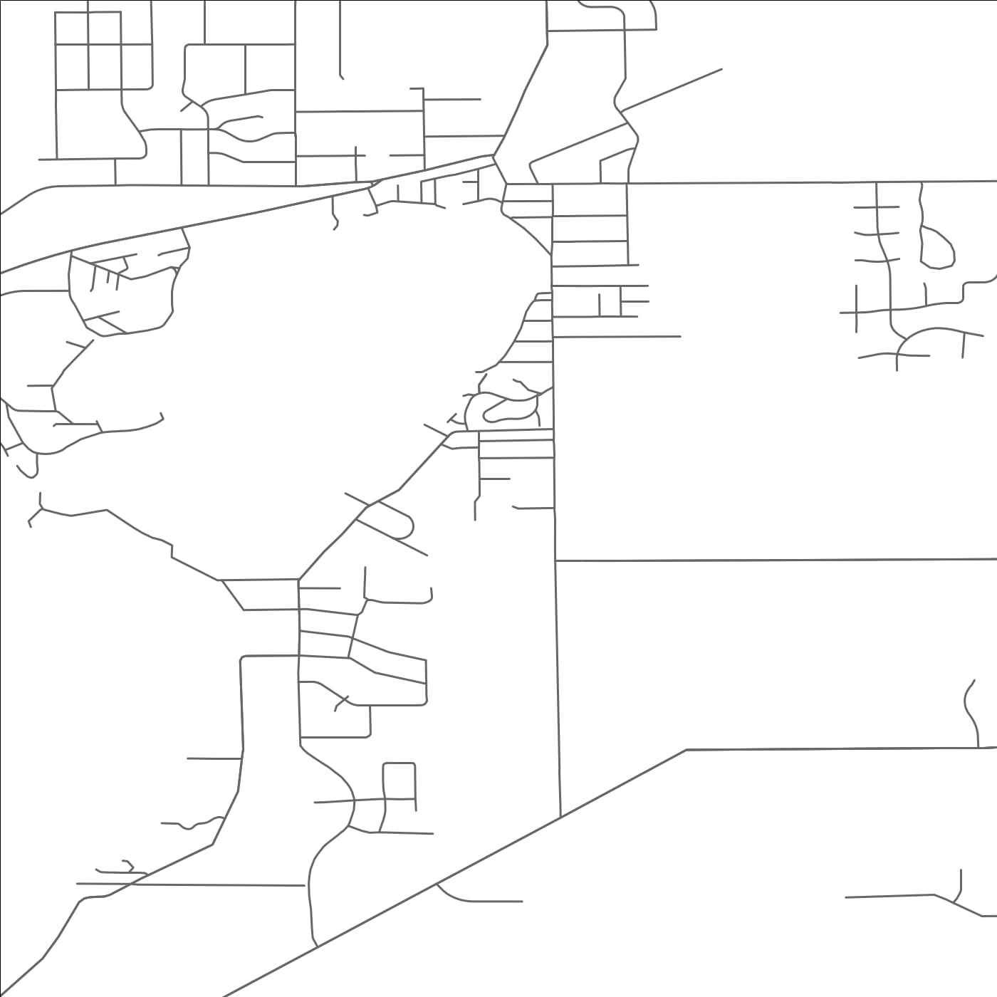 ROAD MAP OF TWIN LAKES, WISCONSIN BY MAPBAKES