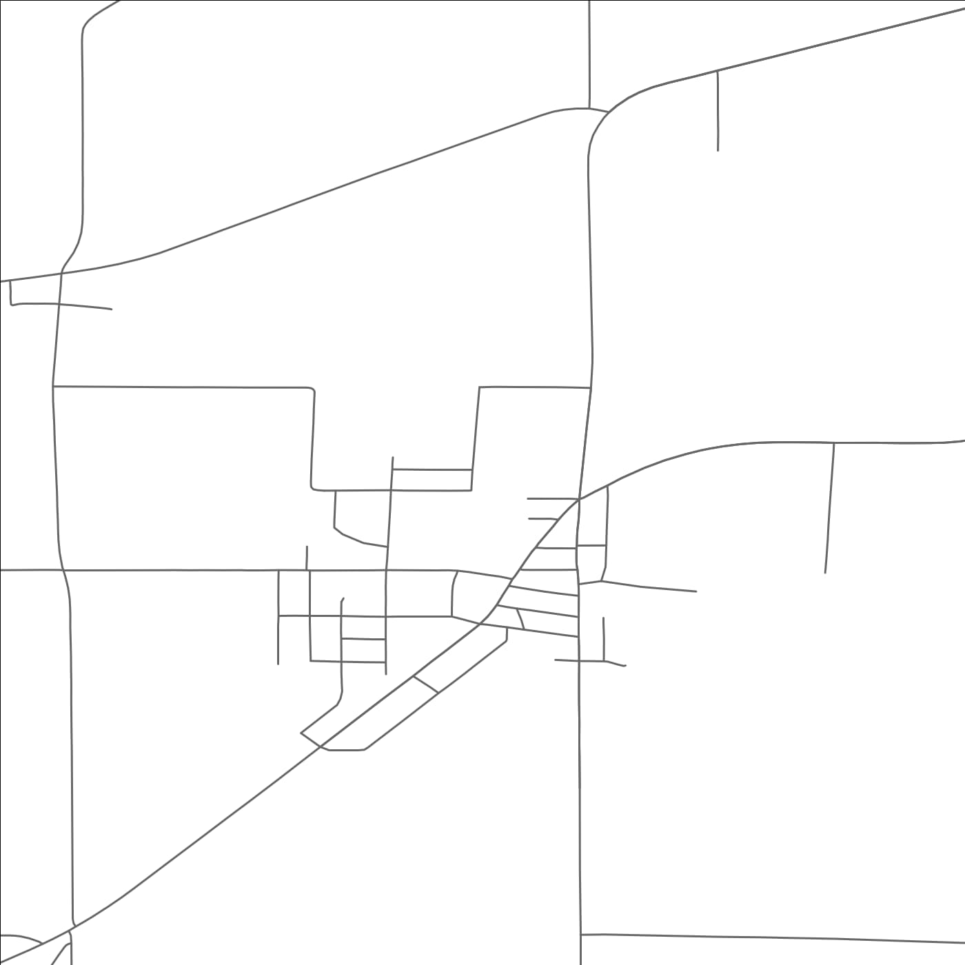 ROAD MAP OF VALDERS, WISCONSIN BY MAPBAKES