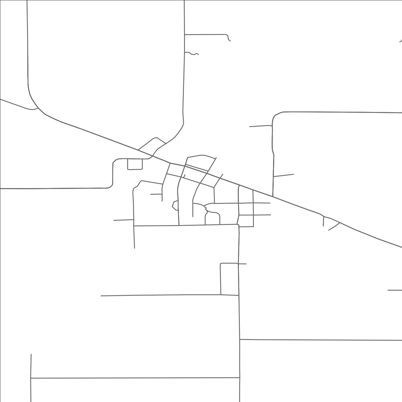 ROAD MAP OF VESPER, WISCONSIN BY MAPBAKES