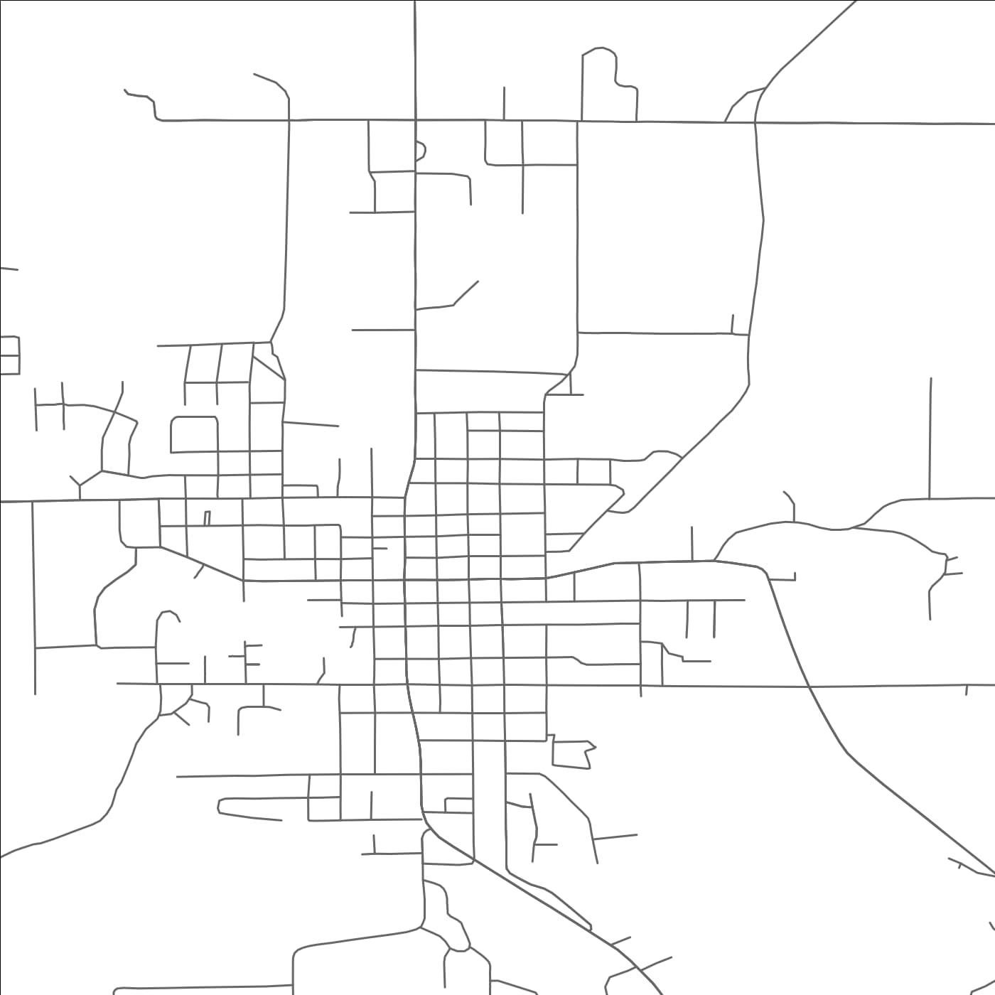 ROAD MAP OF VIROQUA, WISCONSIN BY MAPBAKES