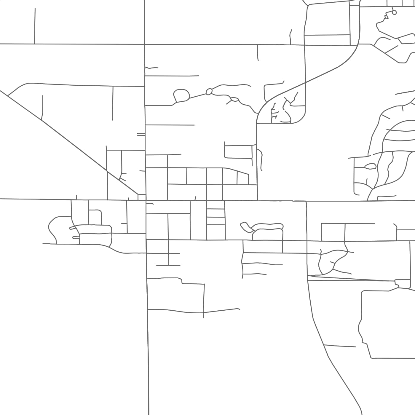 ROAD MAP OF WALWORTH, WISCONSIN BY MAPBAKES