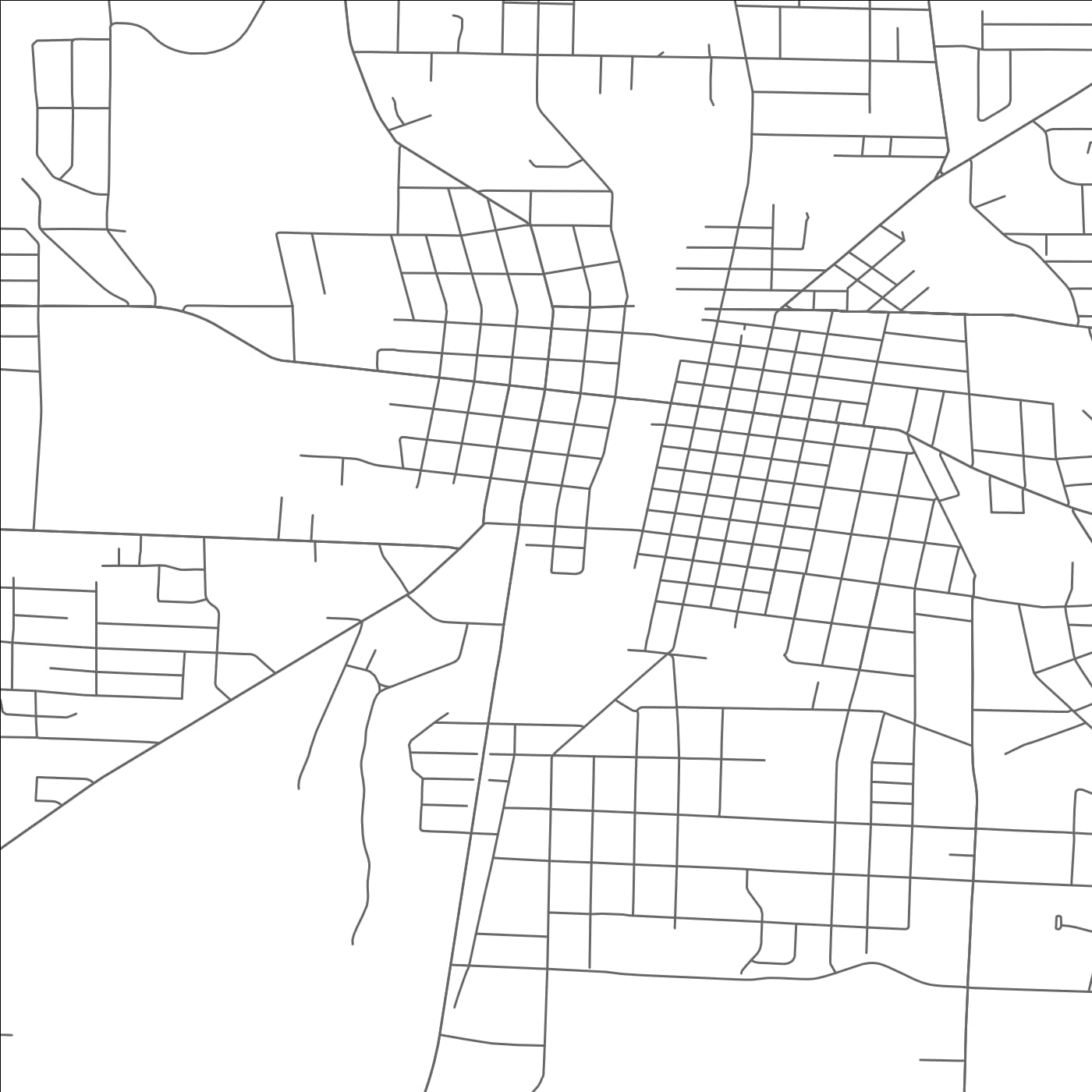 ROAD MAP OF WATERTOWN, WISCONSIN BY MAPBAKES