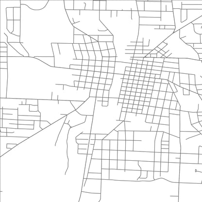 ROAD MAP OF WATERTOWN, WISCONSIN BY MAPBAKES