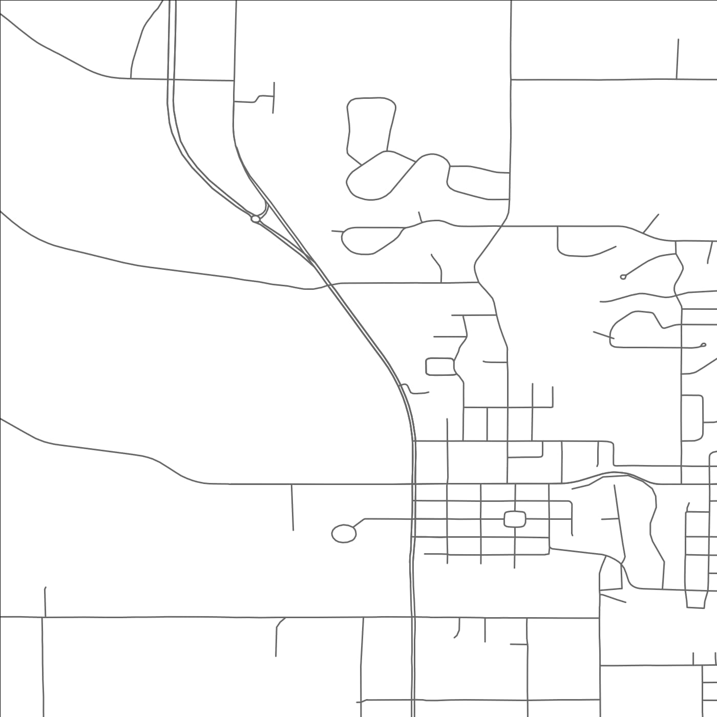 ROAD MAP OF WEST BARABOO, WISCONSIN BY MAPBAKES