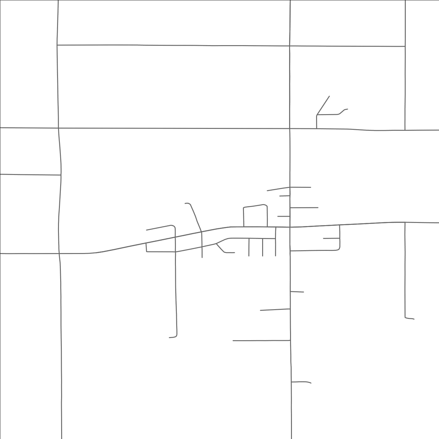 ROAD MAP OF WHITELAW, WISCONSIN BY MAPBAKES