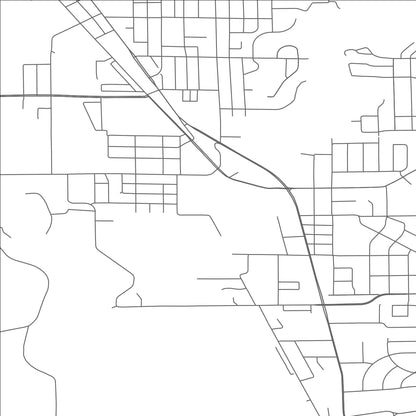 ROAD MAP OF WHITING, WISCONSIN BY MAPBAKES