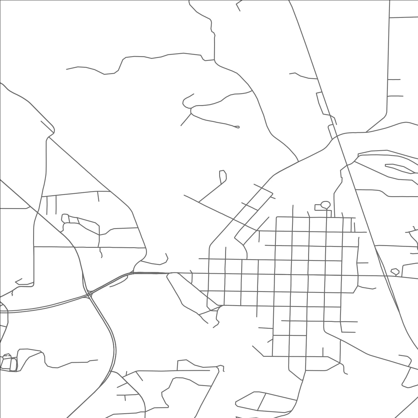 ROAD MAP OF WISCONSIN DELLS, WISCONSIN BY MAPBAKES