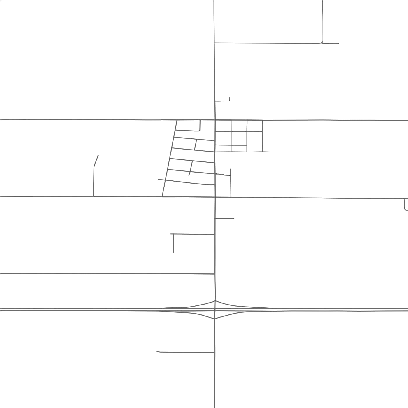 ROAD MAP OF WITHEE, WISCONSIN BY MAPBAKES