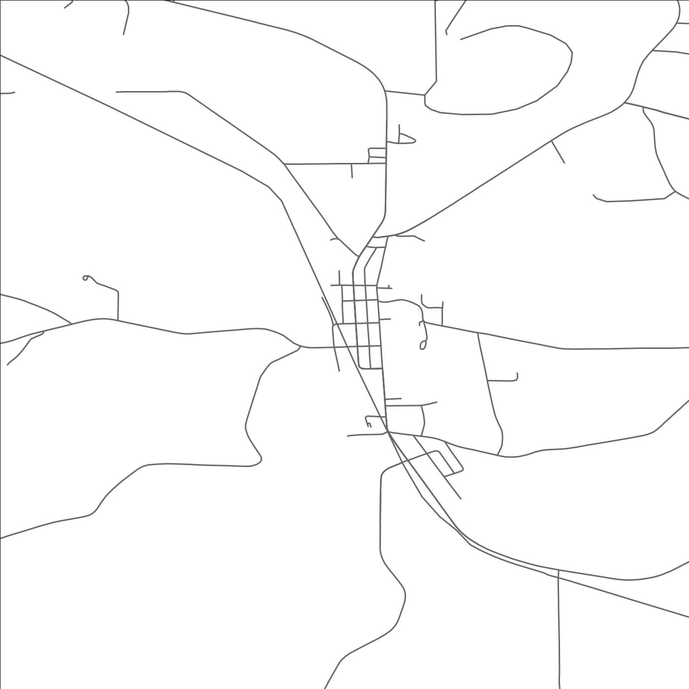 ROAD MAP OF WONEWOC, WISCONSIN BY MAPBAKES