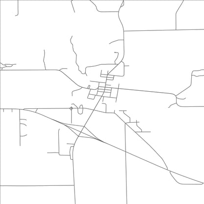 ROAD MAP OF WYOCENA, WISCONSIN BY MAPBAKES