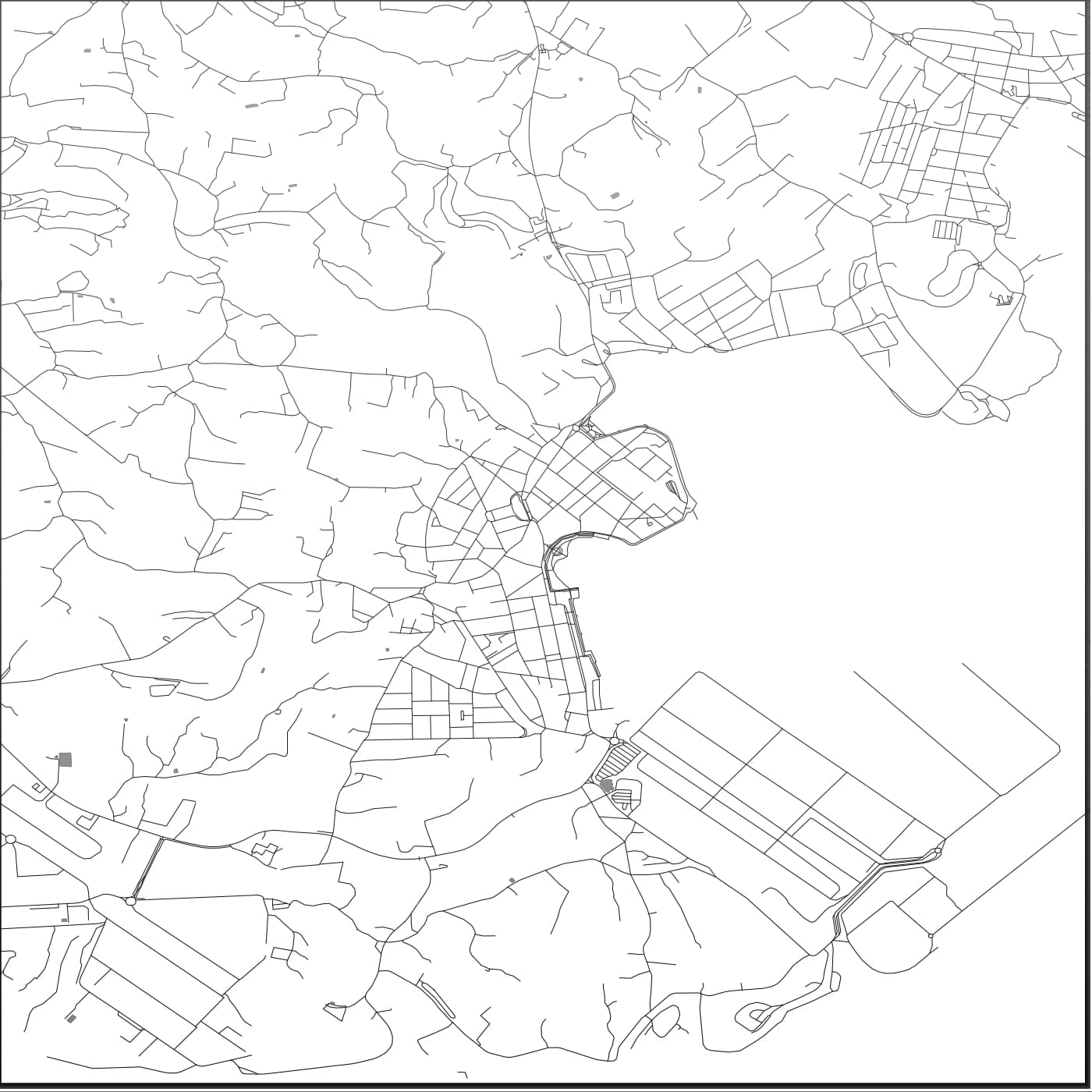 ROAD MAP OF BIRZEBBUZA, MALTA BY MAPBAKES