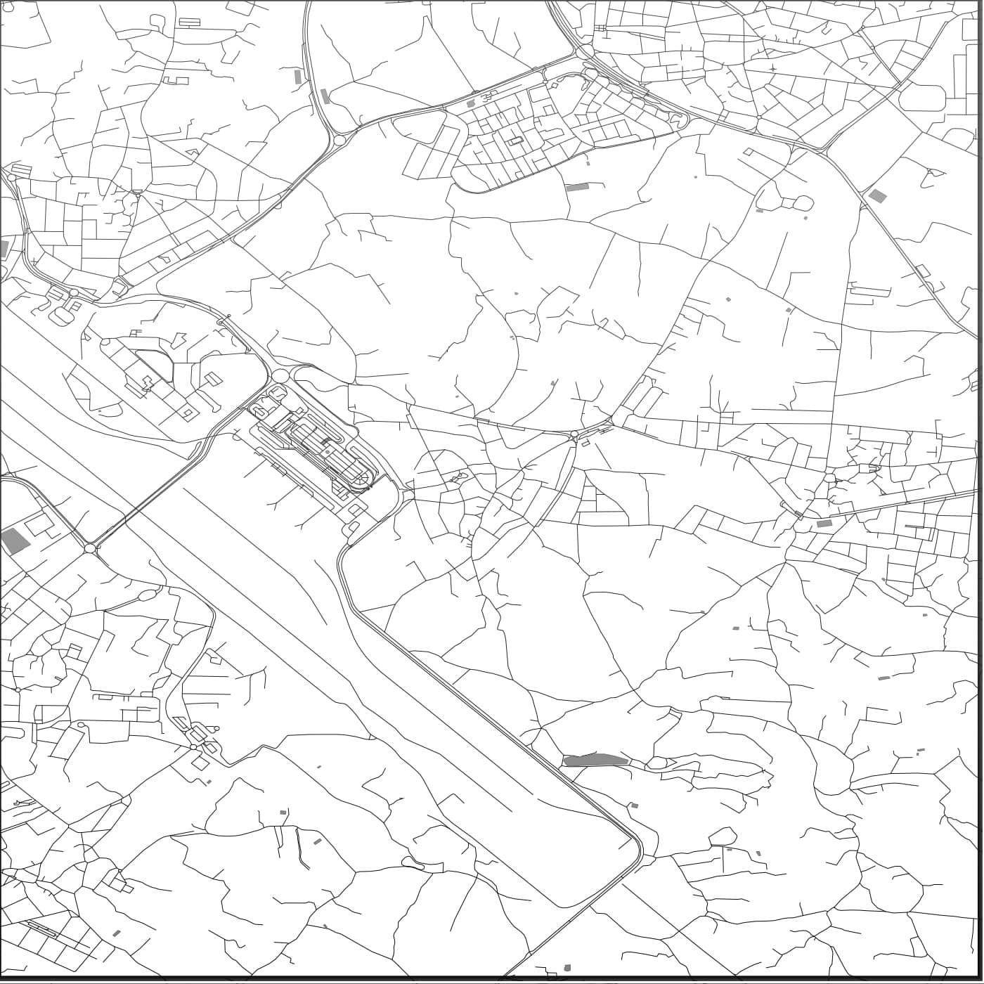 ROAD MAP OF GUDJA, MALTA BY MAPBAKES