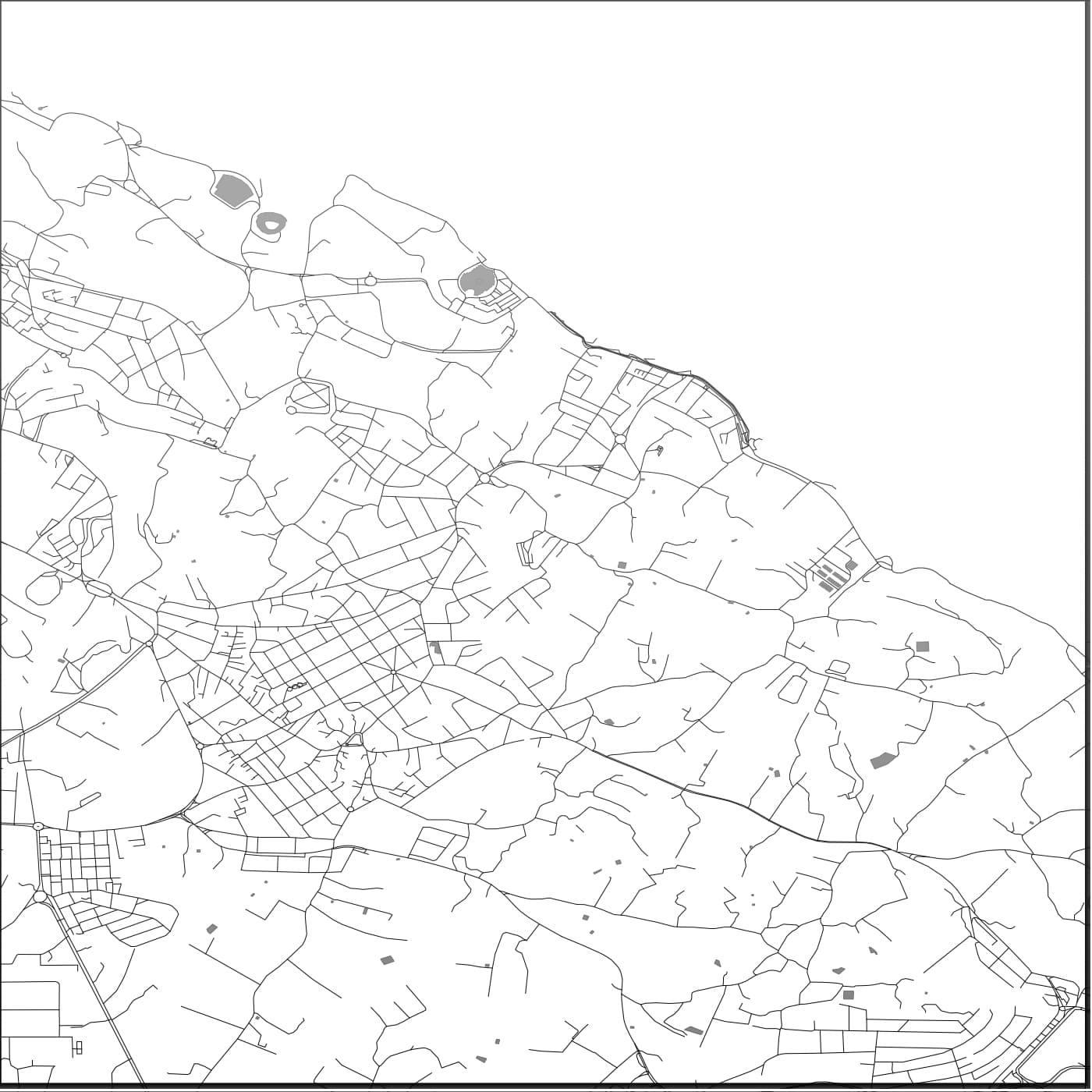 ROAD MAP OF IL HOFRA, MALTA BY MAPBAKES