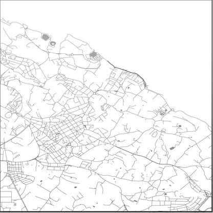 ROAD MAP OF IL HOFRA, MALTA BY MAPBAKES