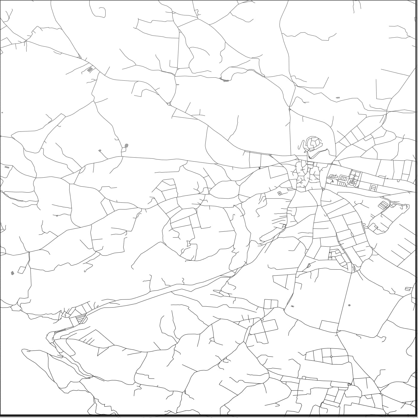 ROAD MAP OF KERCEM, MALTA BY MAPBAKES