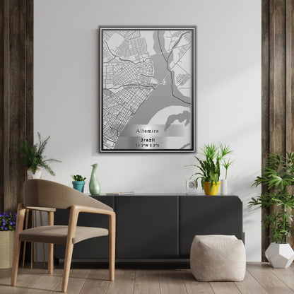 ROAD MAP OF ALTAMIRA, BRAZIL BY MAPBAKES