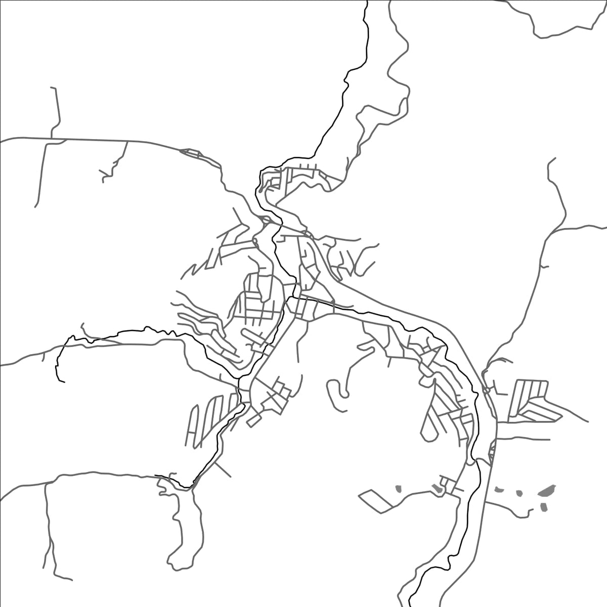 ROAD MAP OF ABRE CAMPO, BRAZIL BY MAPBAKES