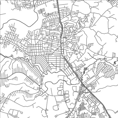 ROAD MAP OF ABREU E LIMA, BRAZIL BY MAPBAKES