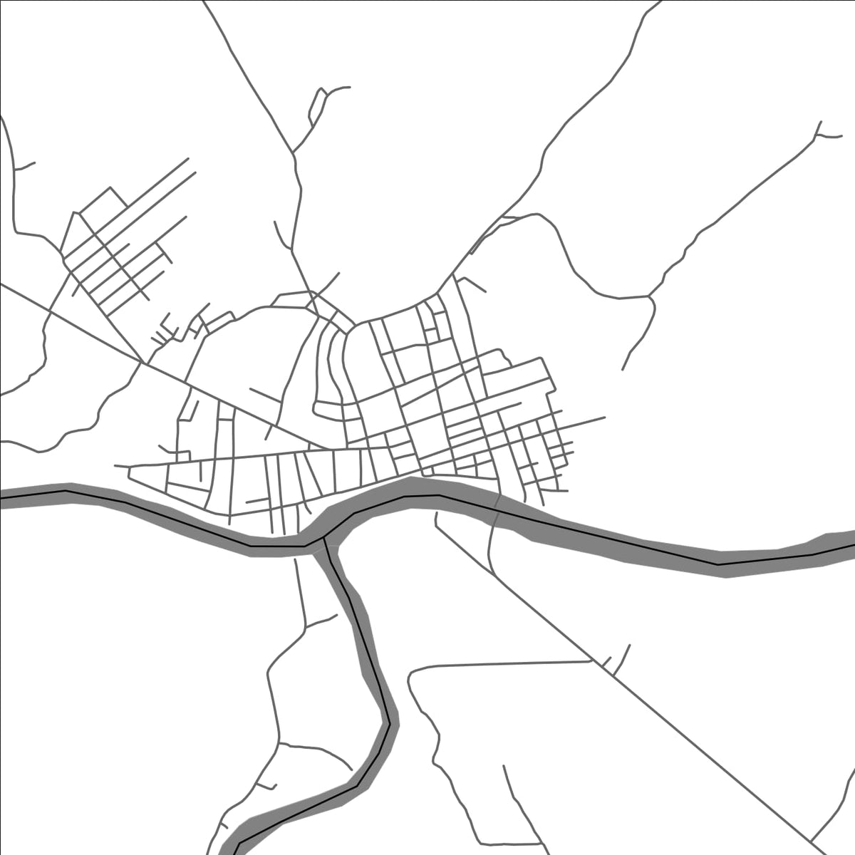 ROAD MAP OF ACARA, BRAZIL BY MAPBAKES